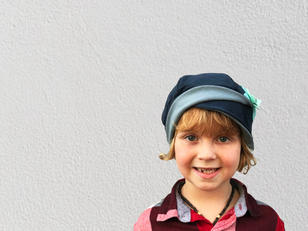 Hats for Healing - Youth Upcycled Jersey Cloche (106)